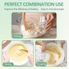 Golyhel 2 PCS Wooden Spurtle Set, 12'' Mixing Stir Stick