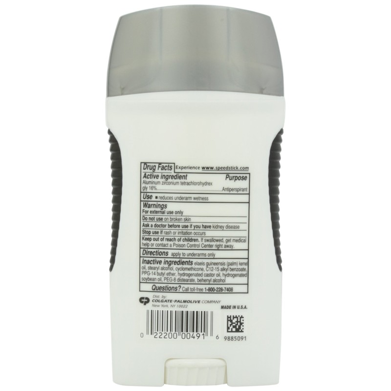 Speed Stick Antiperspirant & Deodorant Solid, Unscented, 3 oz