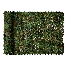 Camouflage Netting Camo Net for Hunting Military Theme Decoration Sunshade Camping(Woodland Camo,1.5 x 2M /4.9 x 6.6FT)