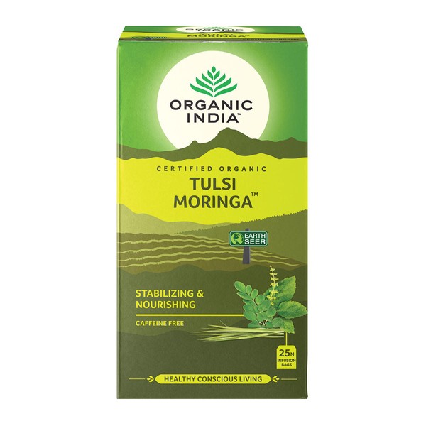 Organic India Tulsi Moringa Tea - 25 infusion bags