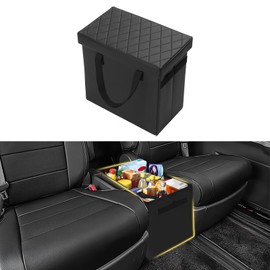 Mixsuper Liner Car Seat Organizer for Toyota Sienna 2021-2025 2026, Console Organizer Backseat Box for Toyota Sienna, Dog Toy Box Storage Bin Kids Toys Baby Supplies Travel Accessories
