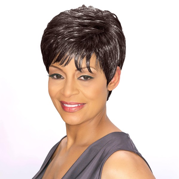 Edna Wig Color 3T280 - Foxy Silver Wigs Short Pixie