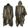 OneTigris かっこいい ファッション多機能キャンプマット レインコート ミリタリーカムフラージュ 迷彩柄ポンチョ 男女兼用 フリーサイズ