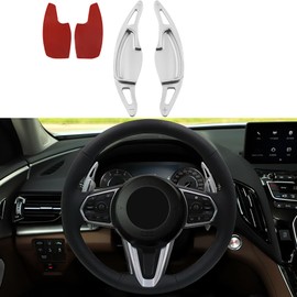 For Acura MDX/RDX/TLX (2021-2024) Aluminum Steering Wheel Paddle Shifters Shift Extension Kit（silver）