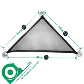 2PCS Bearded Dragon Lizard Hammock Reptile Hammock for Bearded Dragons Geckos Lizards,Breathable Mesh Reptile Bed and Rest for Snakes,Chameleon