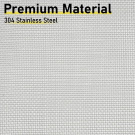 RDUIGT 304 Stainless Steel Mesh Screen Roll 47.2 inch x 98.4 ft Window Screen Replacement Wire Mesh for Air Vent Window Door Patio Porch Mesh Barrier for Block Flying Insects
