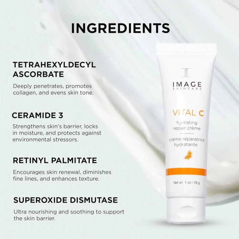 Image Skincare, Vital C Crema Reparadora Hidratante, Crema H