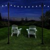 EXCELLO GLOBAL PRODUCTS Premium String Light Poles - 2 Pack