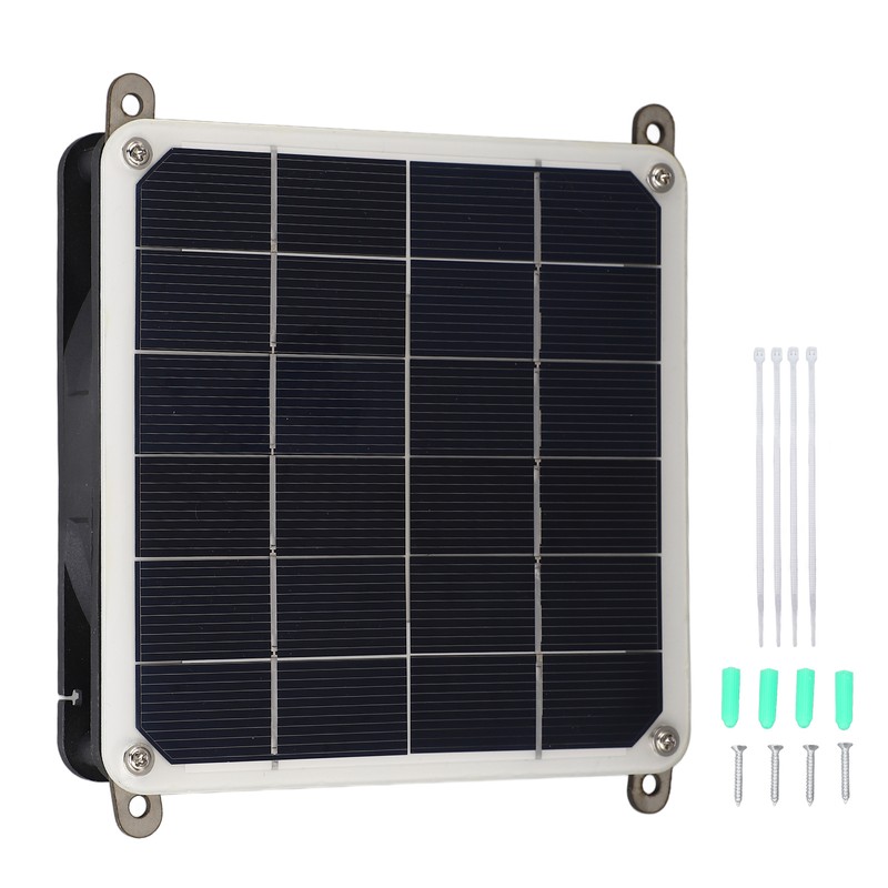 Solar Panel Powered Fan Kit 20W Monocrystalline Solar Panel Exhaust
