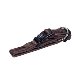 Nobby Halsband Classic Preno, braun / braun L: 30-45 cm, B: 20/25 mm, 1 Stück