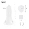 Mosquito Net with Hooks, Single Bed Double Bed Children Bed
