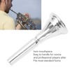 Silver Horn Mouthpiece Professional Brass Standard French Horn Mouthpiece for