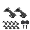 JQK Cabinet Hinges Black, 100 Degree Soft Closing Insert Door