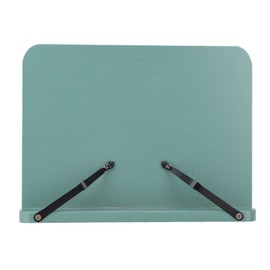 Book Stand Adjustable Angle Foldable Small Desk Bookrest with Page Paper Clip for Tablet Laptop Sheet Music
