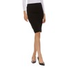 KIKI RIKI Women's Cotton Pencil Skirt Black Small