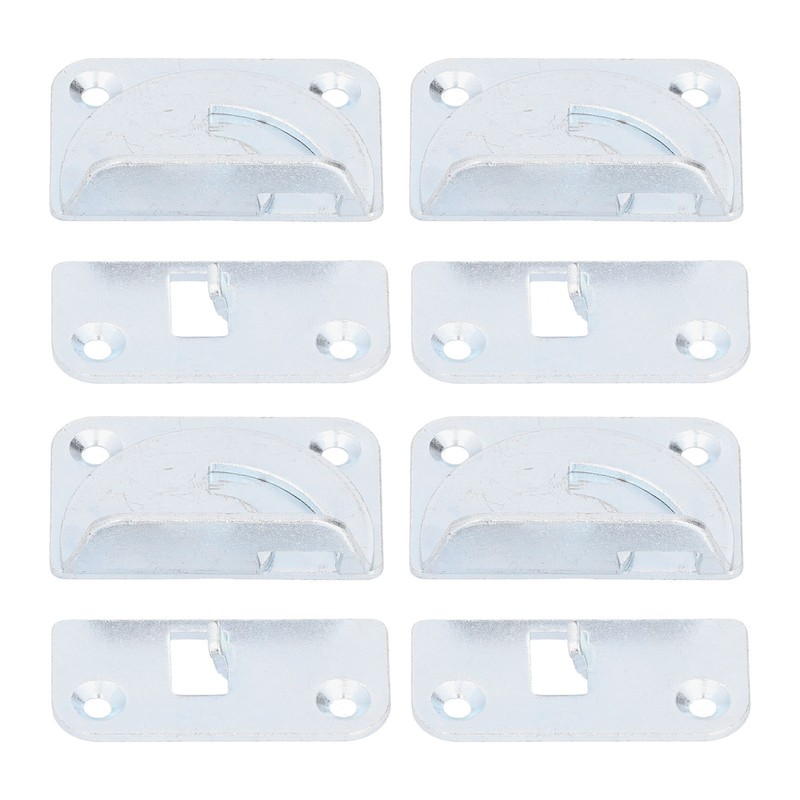 4PCS Bed Rail Bracket Heavy Duty Stainless Steel Bed Rail