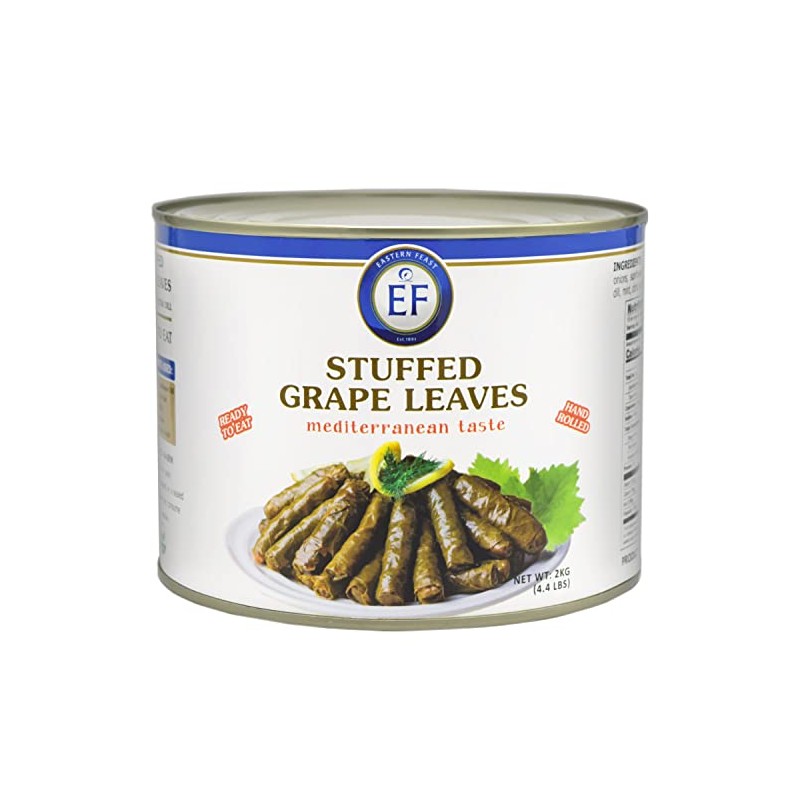 Eastern Feast - Stuffed Grape Leaves, 4.4 Lbs (2 Kg)