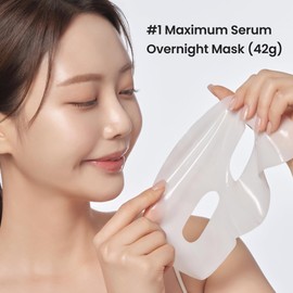 Lepique Luxury Spa-Grade Collagen Overnight Mask 4 Sheets – Korean Premium Overnight Face Mask, Highest Serum Content – Korean Hydrating Sheet Mask with Hyaluronic Acid & Niacinamide for Radiant Skin