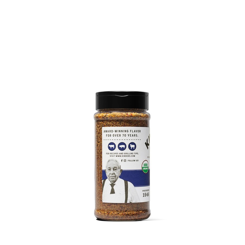 Kinder's Organic Prime Rib Rub, Premium Quality Seasoning, MSG Free,