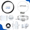 Tondiamo 2 Sets Offline Chlorinator Feeder Replacement Parts Kit Compatible
