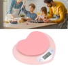 1g Accuracy Digital Kitchen Scale 5kg Household Small Heart Shape