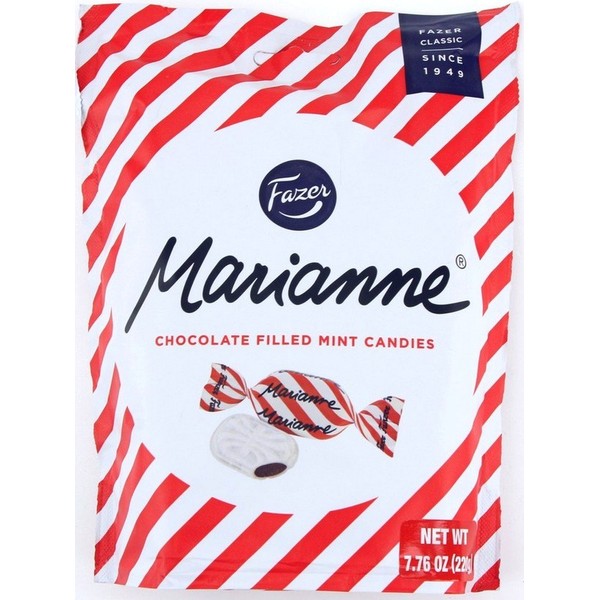 Fazer Marianne Chocolate Filled Mint Candies Imported From Finland 7.76oz(220g)