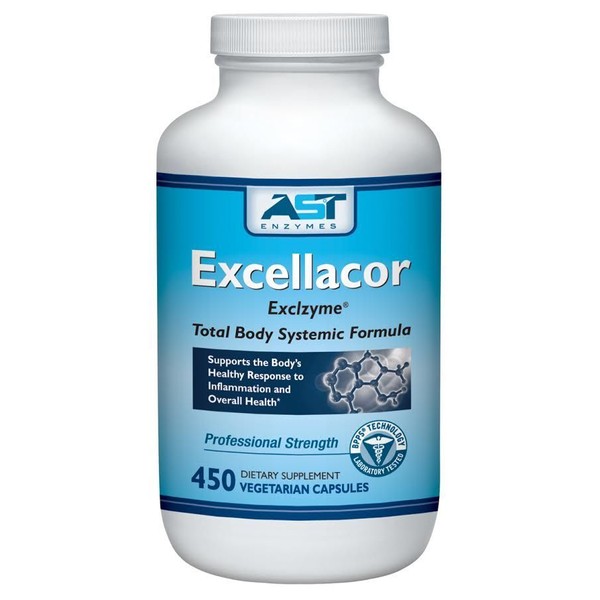 EXCELLACOR,SYSTEMIC ENZYME,REDUCES EXCESS FIBER IN THE BODY.HELPS WITH ARTHRITI