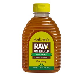 Aunt Sue Raw & Unfiltered USA Clover Honey From Local USA Beekeepers, 24 oz