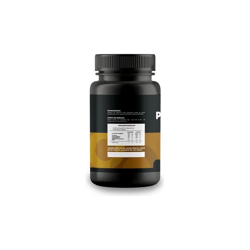 Fibra De Psyllium Husk 100% Puro 60 Cápsulas