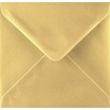155 x 155mm (6x6) Square Metallic Gold Envelopes x 25