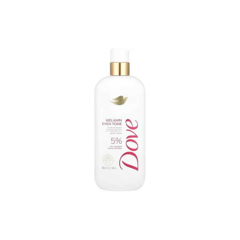 Dove Exfoliating Body Wash Melanin Even Tone Promotes Even Skin