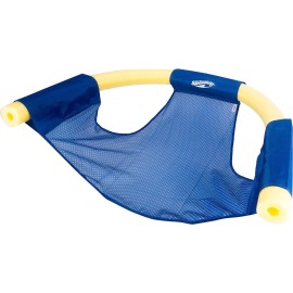Swimways Noodle Sling Floating Pool Chair Mesh Seat Green Blue Ages 5 Up