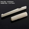 Alnicov Acoustic Guitar Bone Bridge Saddle & Nut Set and