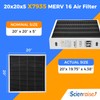 X7935 Air Filter 20x20x5 MERV 16 Filter, Compatible with Lennox