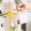 Valery Madelyn 12pcs Easter Egg Decoration Tree Ornaments Set, 4CM