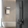 NearMoon Wall Supply Elbow with Handheld Shower Holder - Solid