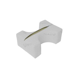 Italian Bed Linen Posture Cushion with Treatment Silver