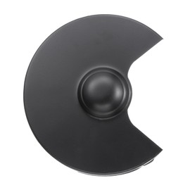 HARFINGTON Bench Grinder Wheel Outer Guard Cover 7.87" Carbon Steel Left Outer Shroud for Bench Grinder Polisher, Black