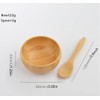 SHUILING Small Facial Skin Care Mixing Bowl Set Eco Bamboo