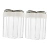 CIYODO Portable Spice Containers 2-piece Seasoning Jar Set Spice Dispenser
