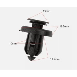 appRUN 10X Bumper Wheel Arch Lining Splashguard Panel Clip For HONDA Cr-V II III IV