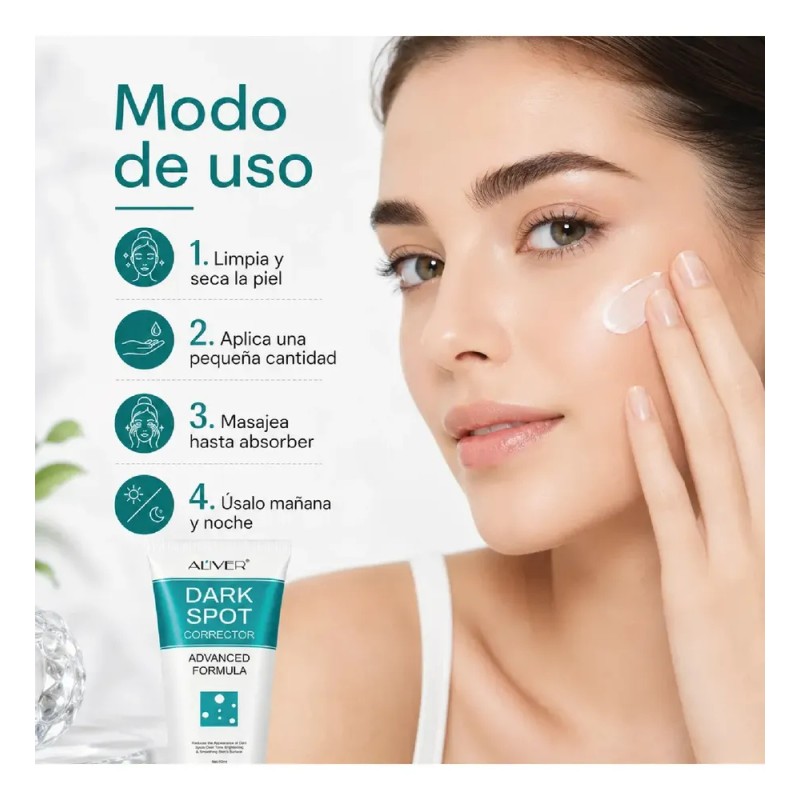 Aliver Crema Facial Antimanchas Noche con Retinol y Niacinamida 60mL