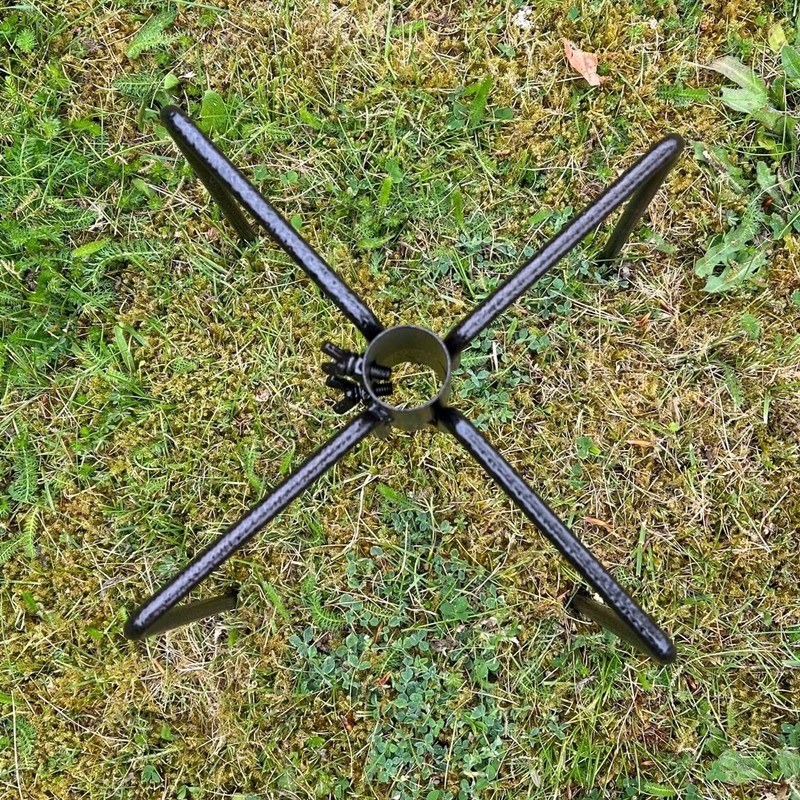 Bird Feeding Station Stabiliser Stand Base Spikes in Brown (Pack