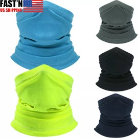 Unbranded FACE MASK Bandana Neck Gaiter Headband Scarf Reusable Breathable UV Sun Shield - Green
