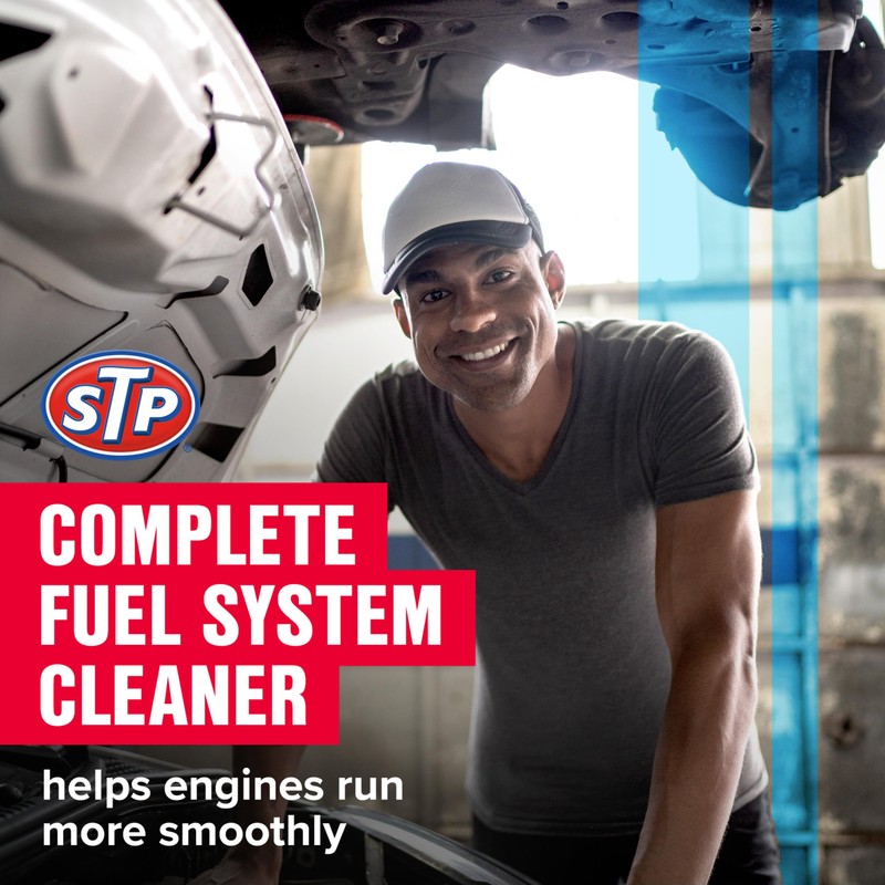 STP Complete Fuel System Cleaner, Fuel Cleaner Deep Cleans Entire