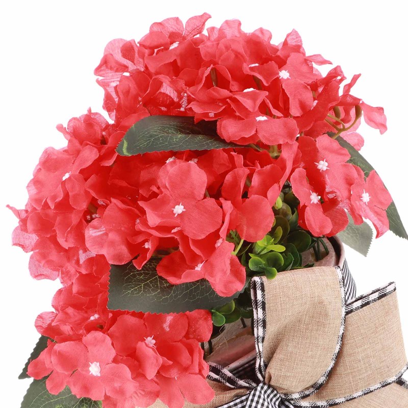 Red Geranium Barrel Wreath Front Door Red Geranium Basket Wreath