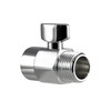 DANCO Shower Volume Control Shut-Off Valve, Chrome, 1.6 inch, 1-Pack