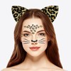 Carnival Leopard Set, Cheetah Ears Headband and Cheetah Face Tattoo,