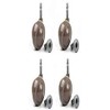Merriway BH06974 (4 Pcs) Brown Shepherd Type Ball Castors No.