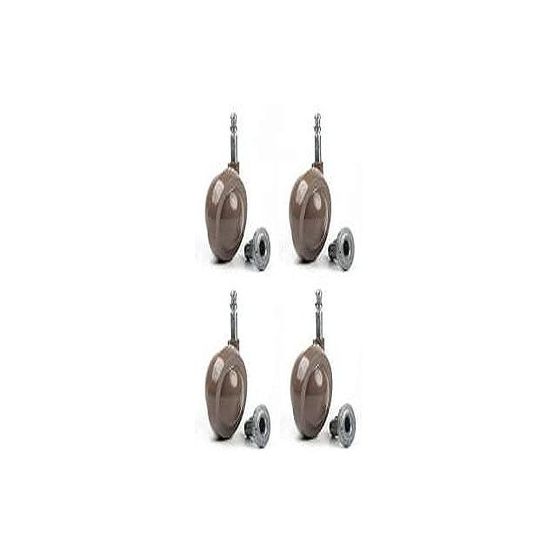 Merriway BH06974 (4 Pcs) Brown Shepherd Type Ball Castors No.